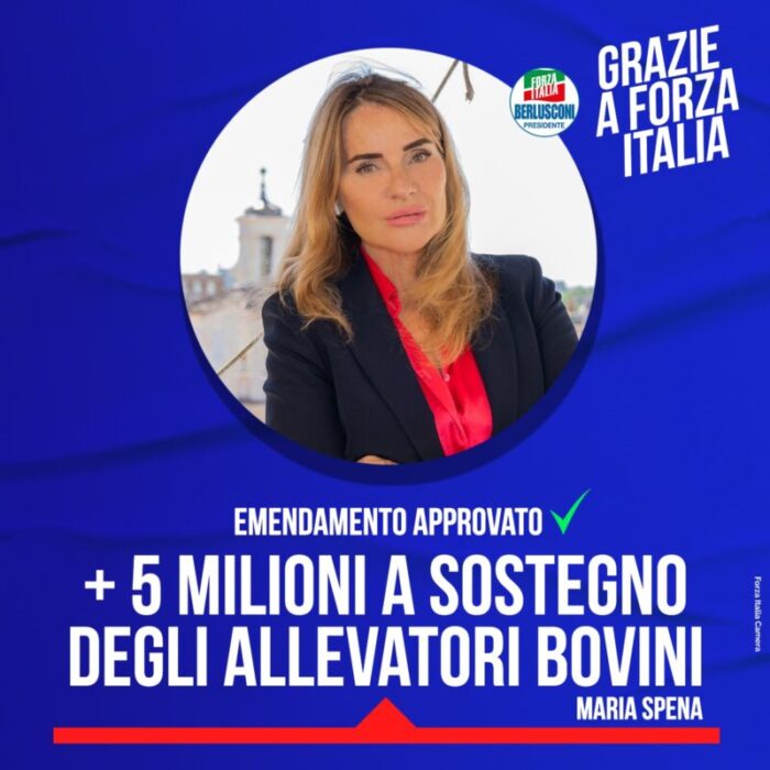 Castelli Romani, Spena (FI): Più soldi alla zootecnia per combattere l'aumento dei costi di produzione