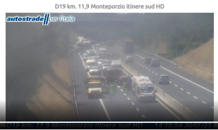 incidente roma sud monte porzio catone autostrada a1 oggi 30 luglio 2021