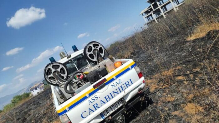 gavignano incendi contrada sant'Antonio