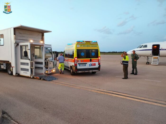 Falcon 50 vola da Ciampino per aiutare una donna in stato di gravidanza