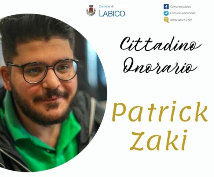 labico Patrick Zaki cittadino onorario