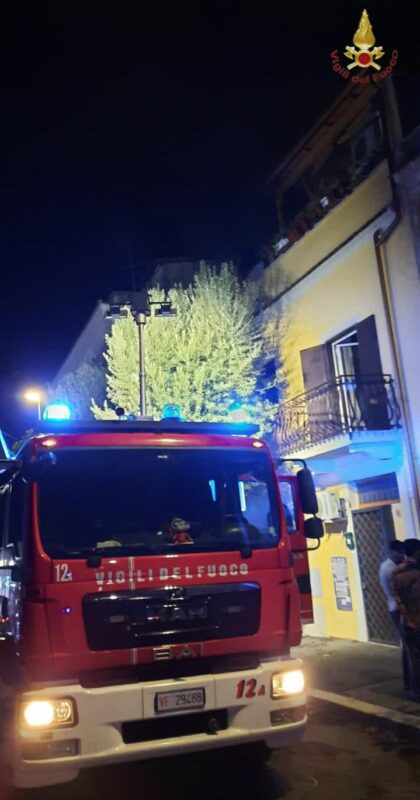 Tuscolano. Incendio in appartamento: l'intervento dei Vigili del Fuoco