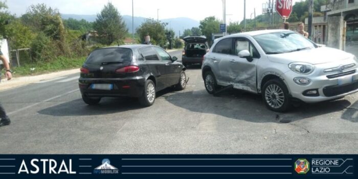 Alatri incidente via del canneto sr155 di fiuggi oggi 29 settembre 2021 traffico