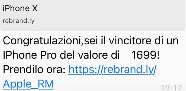 Falso concorso a premi con in palio un iPhone Pro: attenzione alla solita e-mail di spam