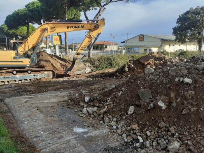 terracina strada pontina I lavori