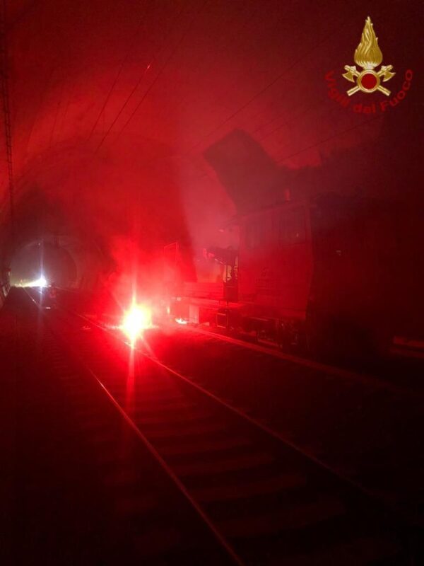 sgurgola incendio galleria ferroviaria