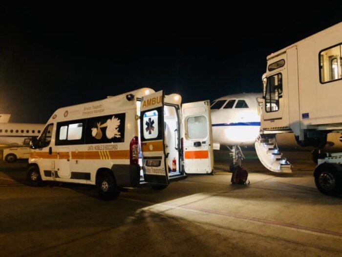 Trasporto sanitario d'urgenza lamezia terme ciampino