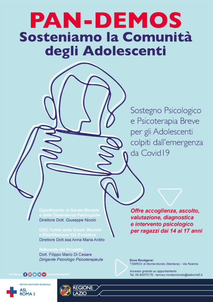 ASL Roma 5. Progetto di sostegno psicologico e di psicoterapia breve per gli adolescenti