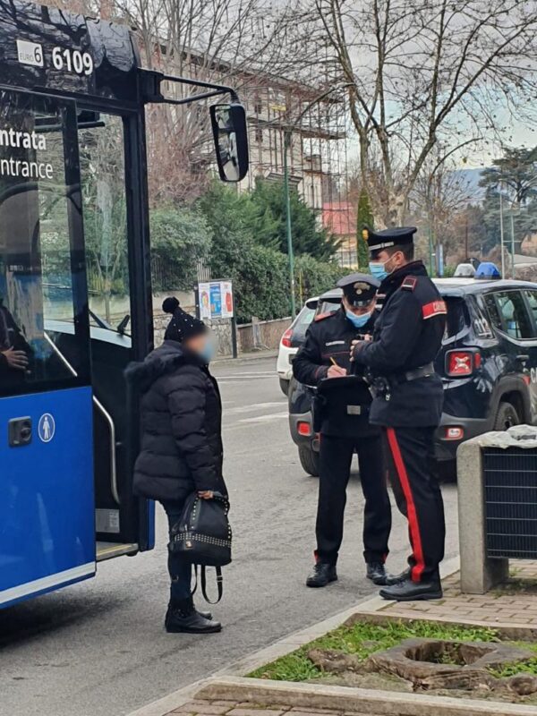 Controlli Green Pass sui mezzi pubblici a Tivoli: 19 multe