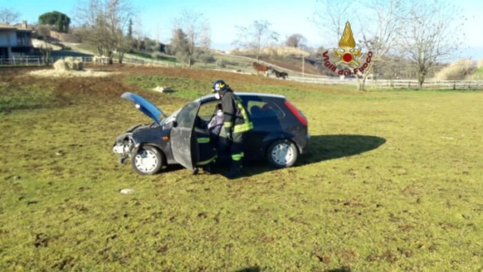 palestrina incidente auto dirupo