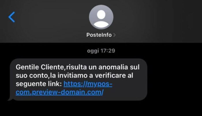 "Risulta un'anomalia sul suo conto": è un altro tentativo di truffa, fate attenzione!