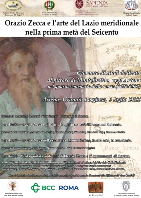 Artena. Una giornata studi dedicata ad Orazio Zecca e alla pittura del suo tempo