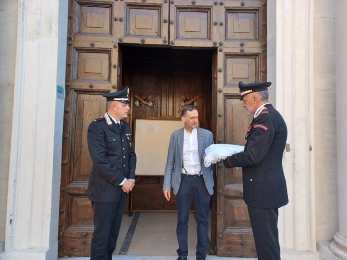 civitavecchia furto chiesa santissima concezione