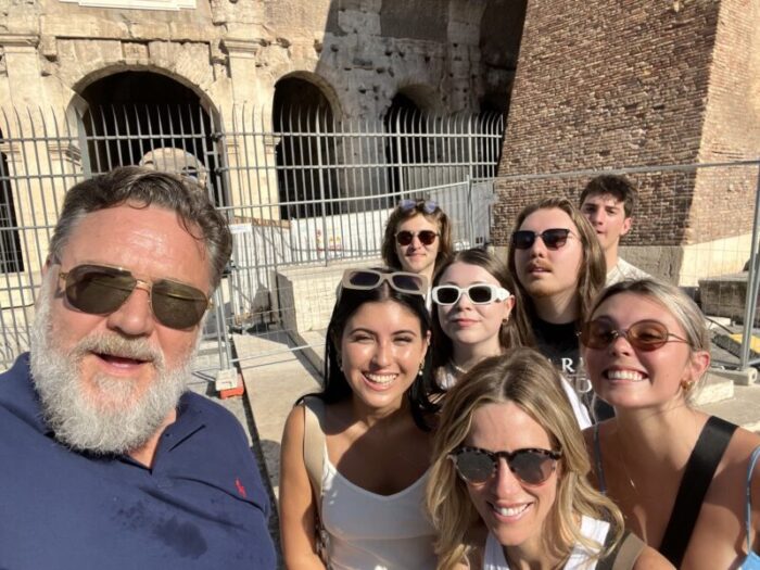 russell crowe a roma