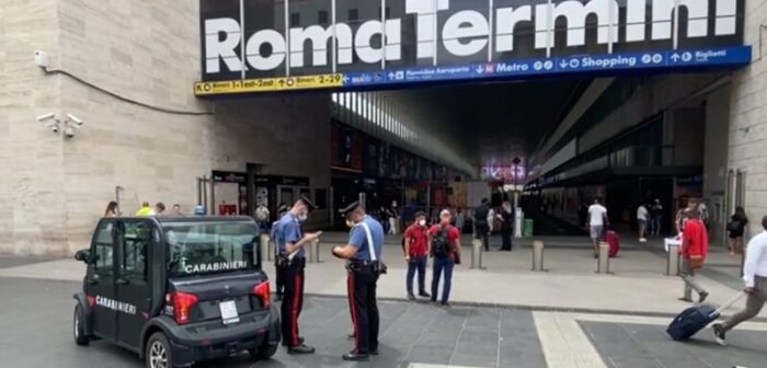 termini uomo accoltellato