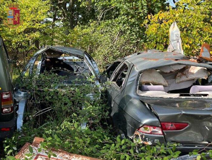 pescosolido armi munizioni auto rubate