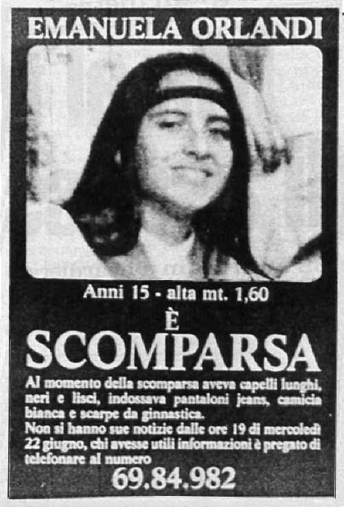 Caso Emanuela Orlandi manifestazione a Roma 13 gennaio 2024