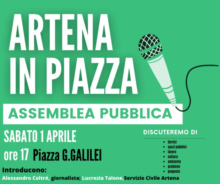 Artena torna in piazza, i dettagli dell'evento del 1° aprile: "L'unico modo per uscire da questo lockdown politico"