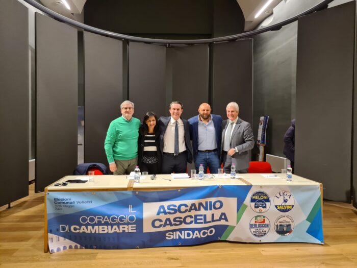 Velletri candidato sindaco Ascanio Cascella coalizione
