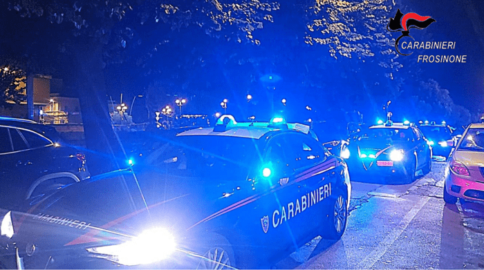 Posti di blocco a Sora dei carabinieri