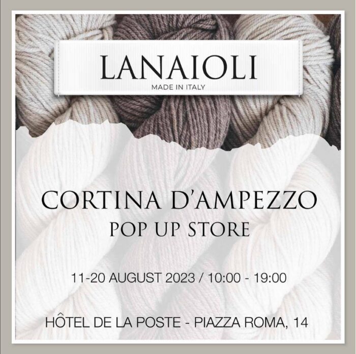 Lanaioli apre il primo Pop Up Store a Cortina d’Ampezzo
