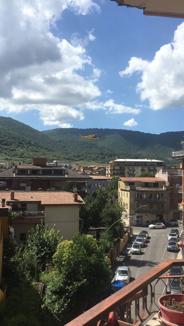 Colleferro, persona trasportata in eliambulanza all'ospedale