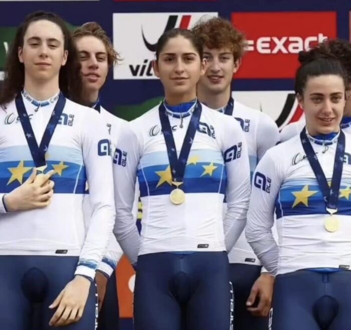 Anagni, la giovanissima Eleonora La Bella vince la medaglia d'oro agli Europei di ciclismo