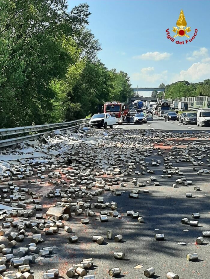 a1 incidente tra frosinone e ceprano corsia barattoli 1 settembre 2023