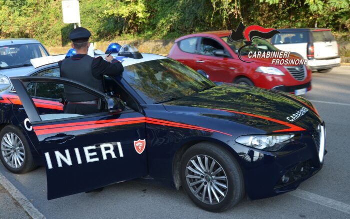 Beccato fuori casa un 36nne di Ferentino agli arresti domiciliari, arrestato per evasione