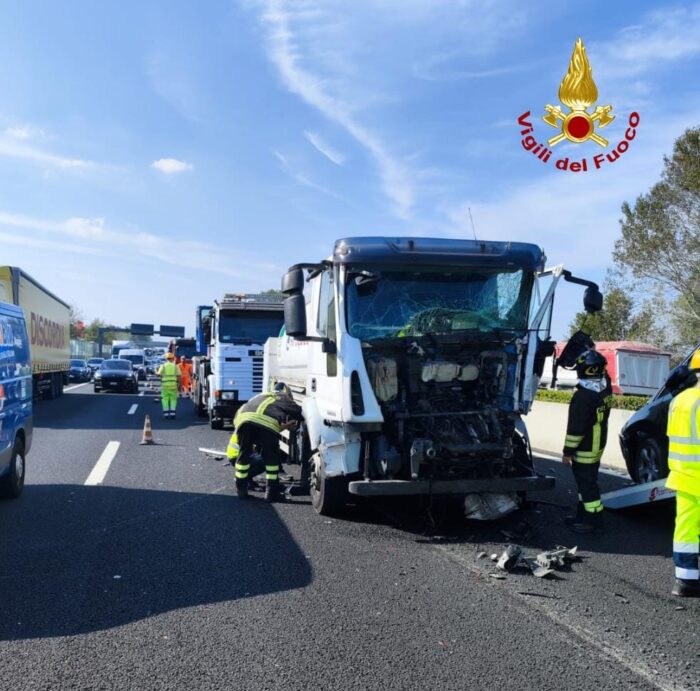 a1 incidente frosinone ceprano