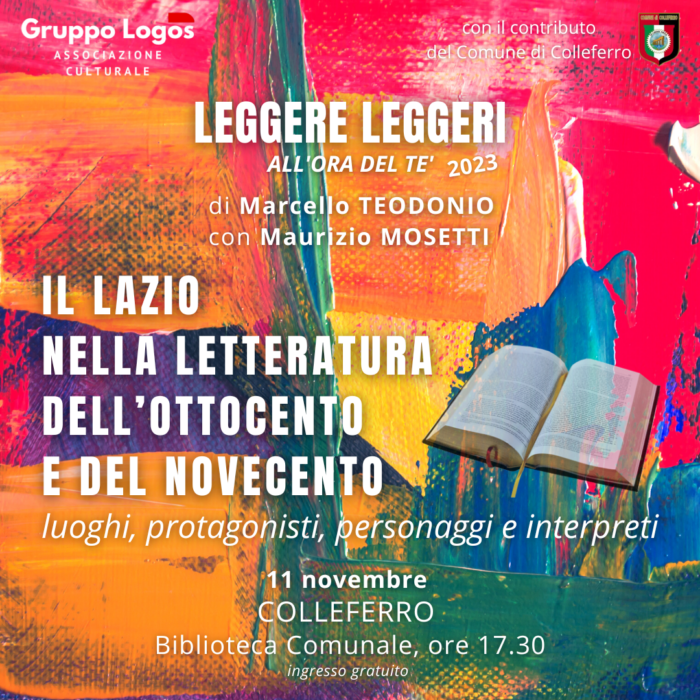 Colleferro, quarto appuntamento con Leggere leggeri all'ora del tè: i dettagli