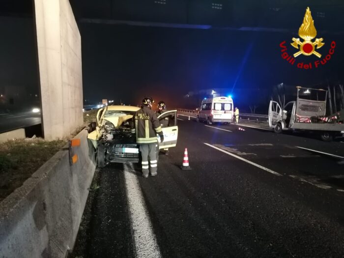 Incidente in autostrada tra Anagni e Ferentino: coinvolti due veicoli