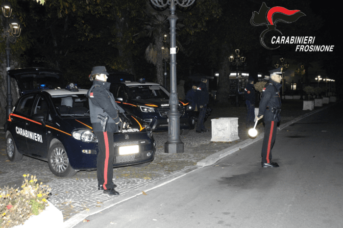 Controlli dei Carabinieri ad Anagni, Paliano e Ferentino