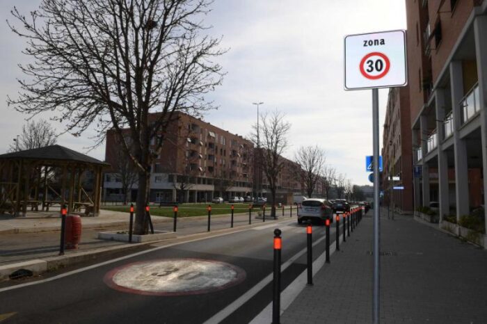 roma inaugurata zona 30 a casal monastero