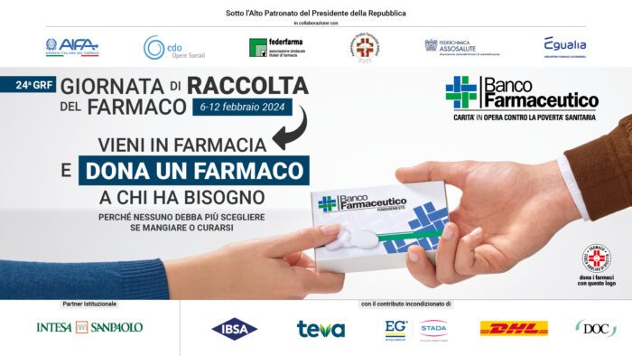 Torna la giornata di raccolta del farmaco: i dettagli