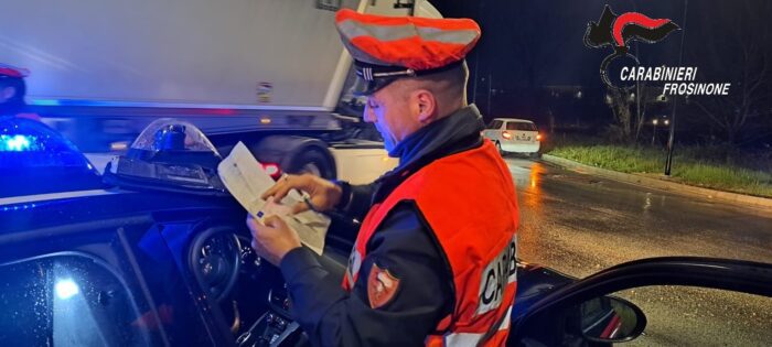 Controlli a Ceccano e Frosinone: segnalazioni e denunce per stupefacenti